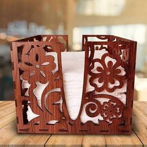 Porte-serviettes en bois en gros pour la maison, l'hôtel ou le restaurant, support de serviettes décoratif élégant pour la table - Product Image 2