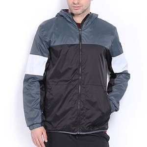 Chaqueta Cortavientos Transpirable de Algodón 100% de Alta Calidad con Cuello Alto, Colores y Logotipo Personalizados, Opciones Frontales para Hombre, Último Diseño - Product Image 1