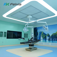 Sistem Laminar Flow Bersertifikasi ISO CE GMP, Laboratorium Modular Baru, Filter HEPA Anti-bakteri, Bebas Debu, Steril, Mudah Dibersihkan, Cepat