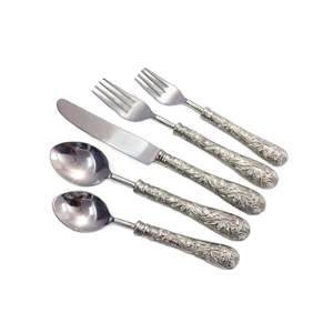 Juego de cubiertos de acero inoxidable de fabricante, juego de cubiertos pulido con espejo de alta calidad con cubiertos aptos para lavavajillas, juego de cubiertos - Product Image 1