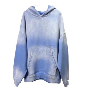 Sudadera con capucha lavada con ácido y cremallera desteñida al sol a la moda para mujer - Product Image 5