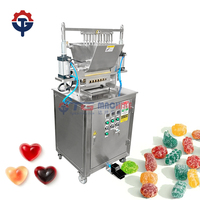 Máquina de depositar chocolate gomoso de pequeña capacidad, gran oferta, equipo de formación, simplicidad del operador para probar nuevas recetas