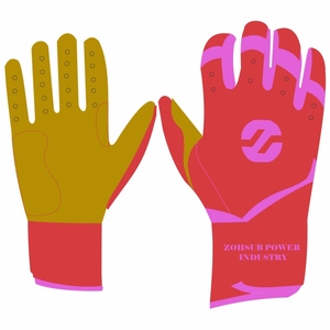 Guantes de bateo de béisbol y softbol de alta calidad Diseño impreso súper transpirable - Product Image 4