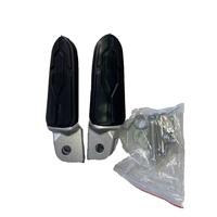 Ensemble de repose-pieds avant pour Bajaj Pulsar NS200 avec caoutchouc, pour moto, remplacement direct, qualité OEM