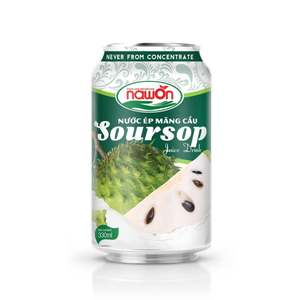 เครื่องดื่มน้ำผลไม้100% Nawon Soursop 330มล. เครื่องดื่มสดเข้มข้นส่งออกสินค้าขายดี - Product Image 2