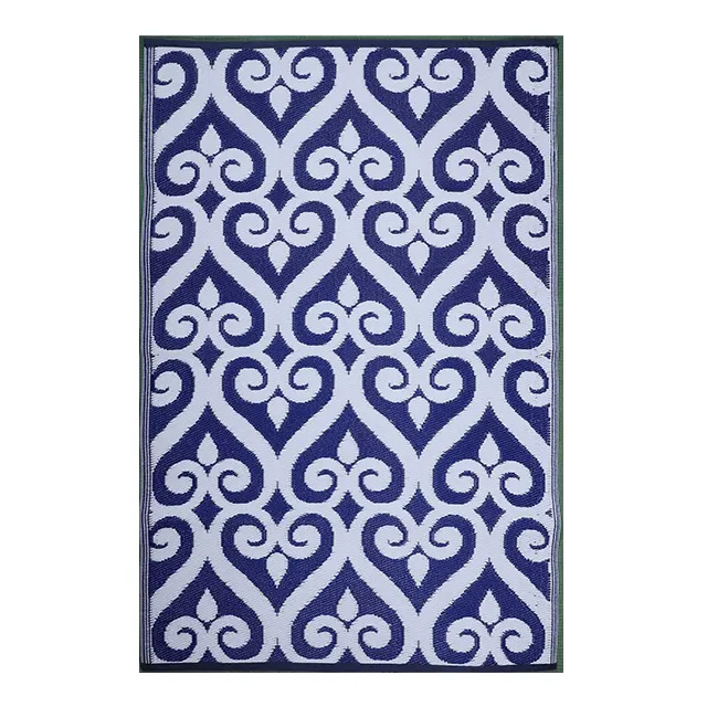 Professionals in Selling Custom Size Architectural Blue White Area Rug Supplier in India