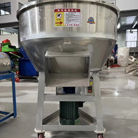 Mélangeur d'aliments en acier inoxydable de type cône électrique, de 300 à 1000 kg par lot, pour le mélange de poudres et de pré-mélanges alimentaires