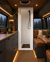 Armoire de salle de bain en aluminium pour camping-car, aluminium alvéolé, rangement modulaire léger, meubles imperméables