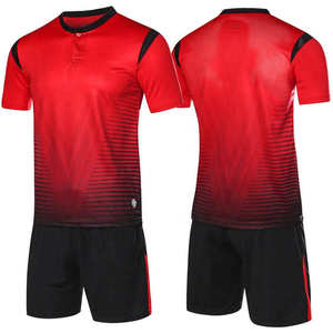 Maillot de football pour hommes de qualité du fabricant avec logo personnalisé Uniforme de vêtements de sport de couleur unie avec design personnalisé Nom de l'équipe du club - Product Image 2