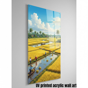 Arte Mural Acrílico Impreso con UV para Decoración del Hogar y Comercial, Pintura Acrílica Personalizada para Tiendas, Restaurantes y Hoteles - Product Image 1