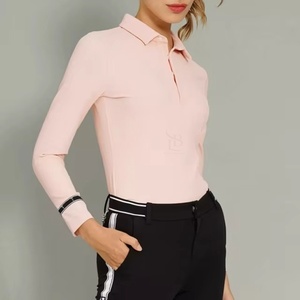 Camisetas Polo Deportivas Exclusivas para Mujer de Talla Grande, Ajuste Delgado, Ropa para Correr Transpirable, Camiseta Polo con Cuello Camisero para Trotar, OEM - Product Image 5