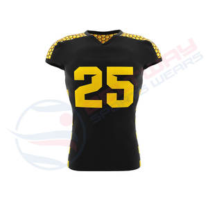 Fabriqué au Pakistan Fabricant de conception personnalisée Uniformes de football américain de haute qualité Votre propre maillot de football américain pour hommes - Product Image 4