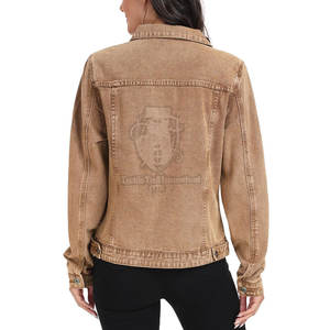Chaqueta Vaquera de Manga Larga para Mujer de Alta Calidad, Nueva Llegada, Corte Regular, Chaqueta Vaquera Moderna - Product Image 2