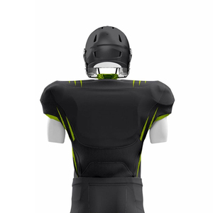 Uniforme de football américain entièrement respirant à séchage rapide pour hommes, meilleur design avec manches courtes - Product Image 6