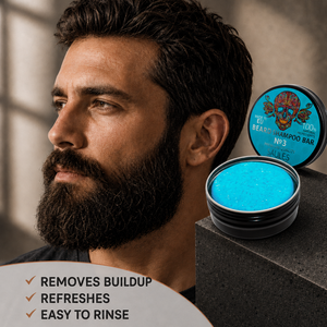 Shampoing Solide Citron pour Barbe OEM ODM Marque Privée Nettoyant Naturel pour Barbe en Boîte Aluminium Fabricant Cosmétique Vente en Gros Barbier - Product Image 4