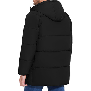 Nuevo profesional sólidos colores hombres con capucha Puffer abrigo Parka acolchado largo cálido invierno espesar abajo chaqueta acolchada - Product Image 4