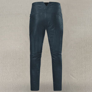 Pantalones de Cuero de Pierna Ancha y Cintura Alta para Hombre, Nuevo Estilo Urbano de Moda con Bolsillos Delanteros, Ropa de Cuero de Alta Calidad con el Mejor Diseño - Product Image 4