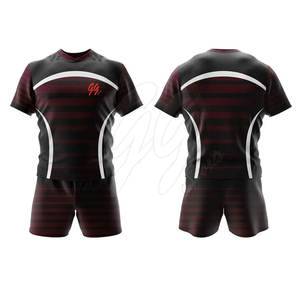Uniformes de l'équipe professionnelle Maillots et shorts de rugby sublimés pour les adultes - Product Image 1