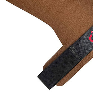 High Quality Cowhide Leather Gymnastic Gloves 3-Hole Weightlifting <b>Hand</b> <b>Grips</b> with Anti-Slip Workout Features and Wrist Support - Product Image 6