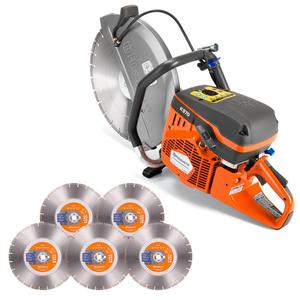 Husqvarna K970 MKIII 16 \ "Sierra de hormigón industrial 5 hojas 4.8kW 400mm Motor Batería Taladro para aplicaciones de bricolaje OEM Taladros eléctricos - Product Image 1