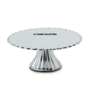 แท่นวางเค้กทำมือพร้อมที่ขัดเงาทำจากธรรมชาติของขวัญแต่งงานใช้ชั้นโลหะแท่นวางเค้ก - Product Image 1