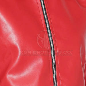 Veste en cuir tendance pour femmes Vêtements d'extérieur élégants et ajustés avec fermeture à glissière moderne Veste en cuir PU pour femmes - Product Image 6