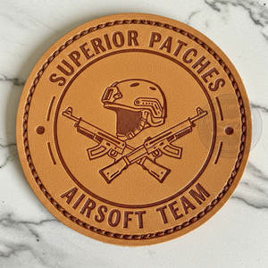 OEM Service customed Logo patch in pelle per etichette di abbigliamento 3D goffrato gancio & <span class=keywords><strong>Loop</strong></span> Custom marca di abbigliamento accessori - Product Image 6