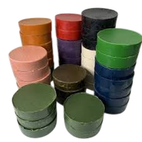 Cera de Abeja Natural de Lujo en Más de 30 Colores para Hacer Velas - Velas Artísticas para Bodas, Diwali, Halloween, Forma Personalizable, Impresión Tipográfica