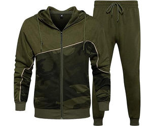 Survêtement en coton avec logo personnalisé, survêtement pour homme avec marque privée, ensemble jogging vierge, pantalon de survêtement et sweat à capuche pour homme - Product Image 6