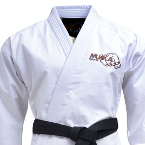 ชุดคาราเต้ผ้าคอตตอนสีสำหรับผู้ใหญ่เครื่องแบบคาราเต้ผ้าคอตตอนดีไซน์ใหม่ล่าสุด - Product Image 3