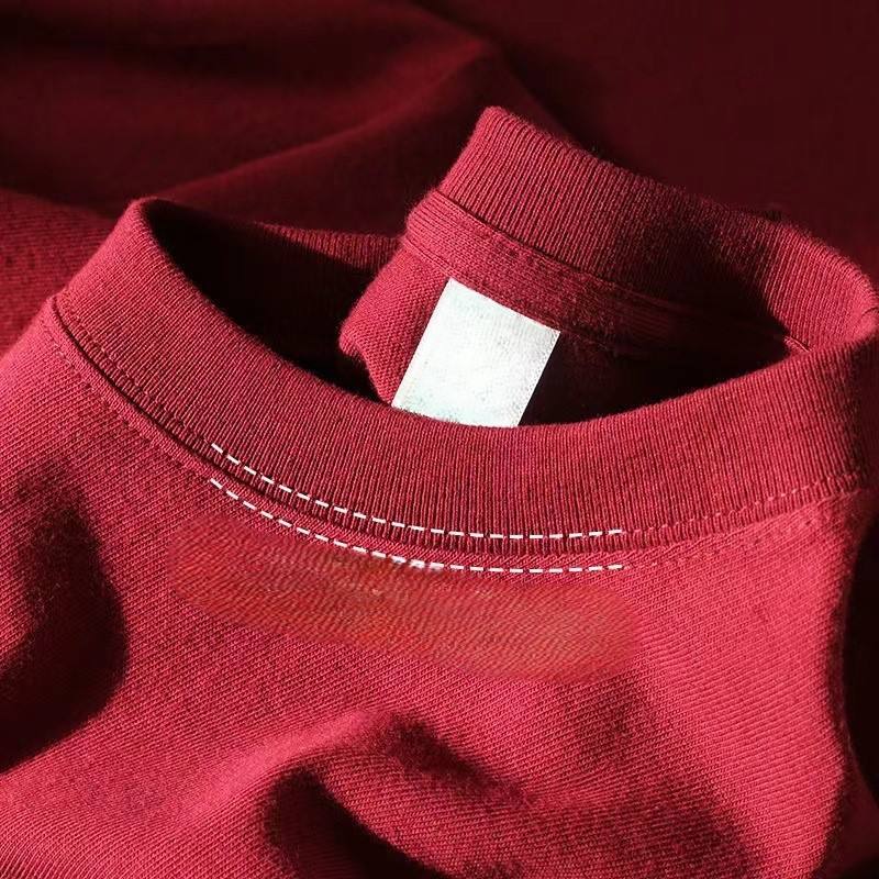 เบอร์กันดี [300กรัมเฮฟวี่เวทผ้าฝ้ายบริสุทธิ์ทึบแสง]