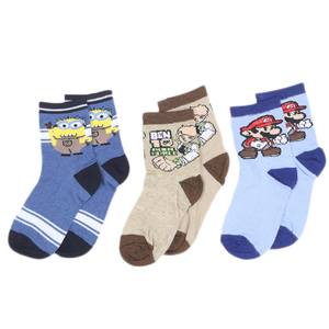 ถุงเท้าเด็กผู้ชายแพ็ค 3 คู่ - หลายสี - Product Image 1