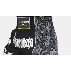 กางเกงชกมวยชาย ปี 2024 สำหรับ MMA คิกบ็อกซิ่ง มวยไทย ฝึกซ้อม ผ้าเนื้อแน่น เป็นมิตรกับสิ่งแวดล้อม สไตล์ไฮสตรีท - Product Image 5