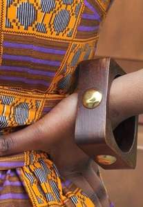 Bracelets en bois naturel élégants et imperméables, bijoux faits à la main, accessoires de mode ethniques pour femmes, couleurs personnalisées, logo personnalisé, entreprise - Product Image 5