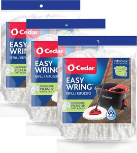 O-Cedar EasyWring <b>Spin</b> <b>Mop</b> <b>Head</b> Replacement (Pack of 3) - Product Image 6