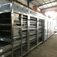 Aanpasbare roestvrijstalen infrarood transportband droogoven motor pomp multifunctionele voedselverwerking droogoven voor fruit