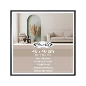Cadre photo carré noir 40 x 40 cm, support d'affichage pour affiches - Product Image 3