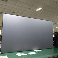 Écran de Projection ALR à Cadre Fixe Fresnel Longue Portée de 100-150 Pouces, Prix Facteur TELON, pour Cinéma Maison