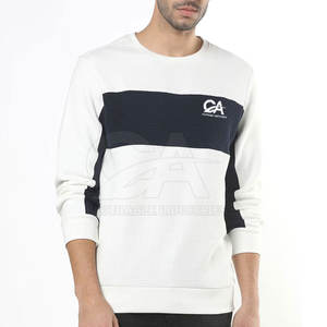 Sweatshirts à panneaux inspirés des créateurs de vêtements avec blocage des couleurs audacieuses - Product Image 1