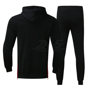 Ensembles de survêtements d'hiver pour hommes, grande taille, les plus vendus, avec logo personnalisé imprimé, 100 % coton, séchage rapide, pour l'entraînement et le jogging - Product Image 2