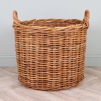 Panier rond en rotin tressé fait main, paniers de rangement en rotin naturel, multifonctionnel et moderne, fabriqué au Vietnam