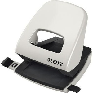 เครื่องเจาะกระดาษ Leitz NeXXt 5008 ขนาด 8 ซม. สำหรับกระดาษหนา 80 กรัม/ตร.ม. พร้อมรางนำกระดาษ สีเทา ความจุ 30 แผ่น - Product Image 1