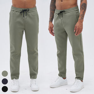 Custom Logo Sweatpants Hip Hop Stack Fleece <b>Trousers</b> Men <b>Elastic</b> <b>Waist</b> Jogger Pant Stacked Flared Jogger Pants - Product Image 4