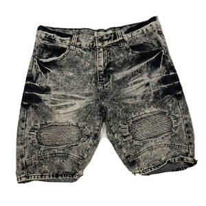 Meilleure vente pas cher acide lavage sortes tissu hommes haute qualité acide WashShorts pour hommes 2024 gros hommes acide lavage Shorts - Product Image 1