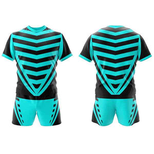 Conjuntos de Camisetas de Rugby de Nailon/Cachemira Transpirables con Diseño Personalizado y Logotipo de tu Equipo, Ecológicas, de Secado Rápido y Antibacterianas - Product Image 4