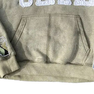 Made in Best <b>Material</b> <b>Embroidery</b> Hoodies Long Sleeves Street Wear Fashionable Men <b>Embroidery</b> Hoodies - Product Image 5