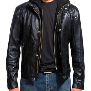 Chaqueta de Cuero Genuino de Vaca Totalmente Personalizada 2026 para Hombre, Chaqueta Cálida de Invierno Hecha en Pakistán en Oferta - Product Image 1