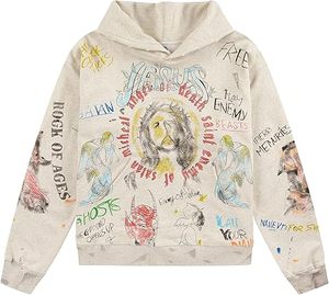 Sudaderas con Capucha Casuales de Felpa para Hombre, de Alta Calidad, Tendencia Superior, Absorben la Humedad, Mezcla de Algodón, Diseño Moderno y Relajado en Pakistán - Product Image 1