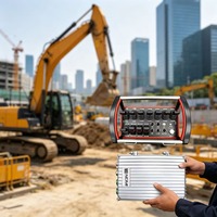 Nouvelle télécommande hydraulique sans fil industrielle NOMI NM-018, réponse rapide 20 ms, résistante à la corrosion WF2, pour la rénovation d'excavatrices