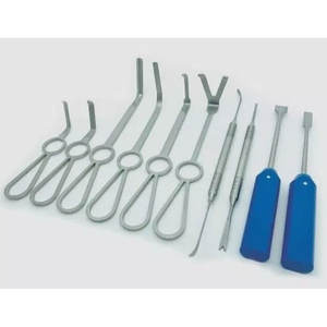 Lot de 10 instruments de chirurgie orthognathique mini-invasive de qualité A + - Product Image 1